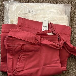 Loft Pants with Tie Belt - 2 Pairs